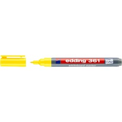 Marker Edding 361 pentru tabla, varf 1 mm, galben