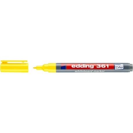 Marker Edding 361 pentru tabla, varf 1 mm, galben