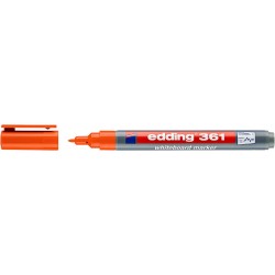 Marker Edding 361 pentru tabla, varf 1 mm, portocaliu