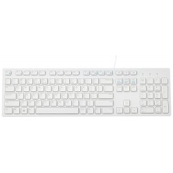 Tastatura Dell Multimedia KB216 cu fir USB, alba