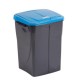 Cos Eco Bin, 45 litri, capac albastru