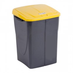 Cos Eco Bin, 45 litri, capac galben