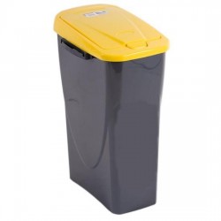 Cos Eco Bin, 25 litri, capac galben