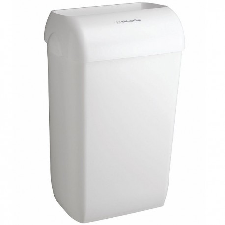 Cos de gunoi pentru baie, Kimberly-Clark Aquarius, 43 l, alb