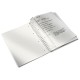 Caiet de birou LEITZ Wow, PP, A4, cu spira, dictando - roz metalizat