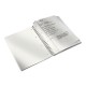 Caiet de birou LEITZ Wow, PP, A4, cu spira, dictando - albastru metalizat