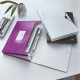 Mapa LEITZ Wow tip Proiect, PP - mov metalizat