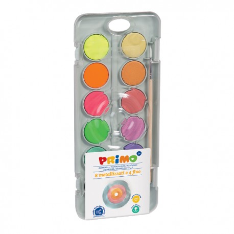 Acuarele Morocolor Primo, 12 culori