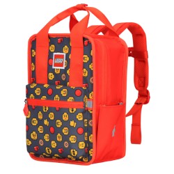 Rucsac Casual LEGO Tribini Fun Small - design Heads and Cup - rosu