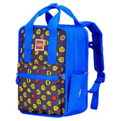 Rucsac Casual LEGO Tribini Fun Small - design Heads and Cup - albastru