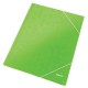 Mapa carton cu elastic LEITZ Wow - verde metalizat