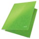 Mapa carton cu elastic LEITZ Wow - verde metalizat
