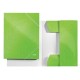 Mapa carton cu elastic LEITZ Wow - verde metalizat