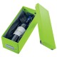 Cutie pentru 30/60 CD-uri, LEITZ Click & Store, carton laminat - verde