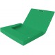 Mapa A4, carton MultiStrat 390g/mp, cu elastic, 25mm latime, OXFORD Top File - verde