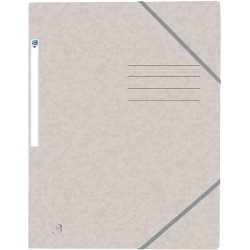 Mapa A4, carton MultiStrat 390g/mp, cu elastic, OXFORD Top File - bej