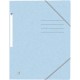 Mapa A4, carton MultiStrat 390g/mp, cu elastic, OXFORD Top File - bleu pastel
