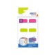 Film index autoadeziv cu tab din hartie, 28 x 25mm, 60 buc/set, Stick"n - culori asortate