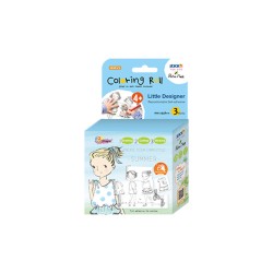 Cutie creativa cu role pentru colorat, 3 buc/set, Stick"n Little Designer - vara