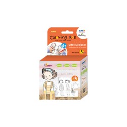 Cutie creativa cu role pentru colorat, 3 buc/set, Stick"n Little Designer - toamna