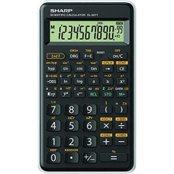 Calculator stiintific, 10 digits, 146 functiuni, 127 x 73 x 10 mm, SHARP EL-501TBWH - negru/alb