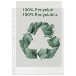 Folie de protectie Esselte Recycled, PP, A4 MAXI, 70 mic, 50 buc/cutie, standard