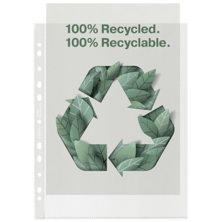 Folie de protectie Esselte Recycled, PP, A4 MAXI, 70 mic, 50 buc/cutie, standard