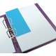 Separatoare carton pentru biblioraft, 190g/mp, 105 x 240 mm, 60/set, OXFORD Duo - albastru