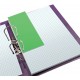 Separatoare carton pentru biblioraft, 190g/mp, 105 x 240 mm, 60/set, OXFORD Duo - verde