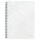 Caiet de birou LEITZ WOW, PP, A4, 80 coli, cu spira, dictando, alb