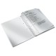 Caiet de birou LEITZ WOW, PP, A4, 80 coli, cu spira, dictando, negru