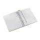 Caiet de birou LEITZ WOW, PP, A5, 80 coli, cu spira, dictando, galben