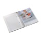 Caiet de birou LEITZ WOW, PP, A5, 80 coli, cu spira, matematica, albastru