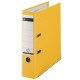 Biblioraft LEITZ 180, A4, plastifiat PP, margine metalica 80 mm - galben