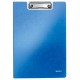 Clipboard LEITZ WOW, dublu, polyfoam, A4, 100 coli, albastru