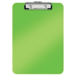 Clipboard LEITZ WOW, simplu, PS, A4, 100 coli, verde