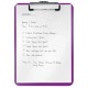 Clipboard simplu LEITZ Wow - mov metalizat