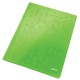 Dosar cu sina LEITZ WOW, carton laminat, A4, 250 coli, verde