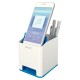 Suport instrumente de scris Leitz WOW, PS, cu amplificare sunet, culori duale, alb-albastru