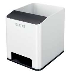Suport instrumente de scris Leitz WOW, PS, cu amplificare sunet, culori duale, alb-negru