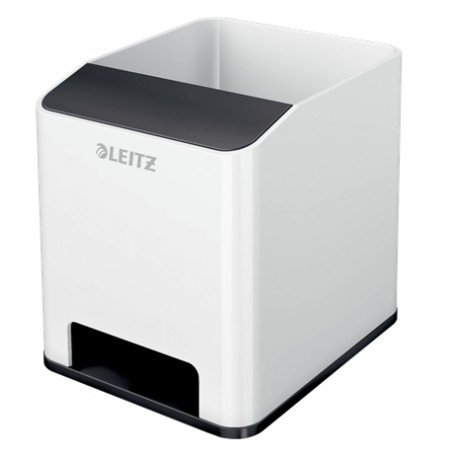 Suport instrumente de scris Leitz WOW, PS, cu amplificare sunet, culori duale, alb-negru