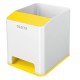 Suport instrumente de scris Leitz WOW, PS, cu amplificare sunet, culori duale, alb-galben