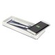 Suport organizator birou LEITZ Wow cu incarcator prin inductie - gri/alb