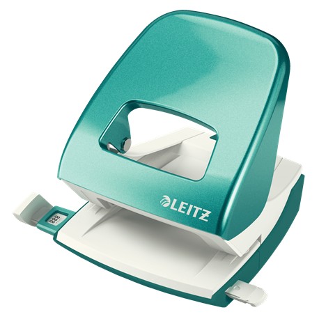 Perforator metalic LEITZ WOW 5008 NeXXt Series, 30 coli, turcoaz