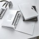 Mapa tip proiect LEITZ WOW, PP, A4, 250 coli, alb