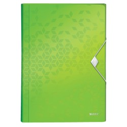 Mapa tip proiect LEITZ WOW, PP, A4, 250 coli, verde
