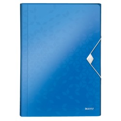 Mapa tip proiect LEITZ WOW, PP, A4, 250 coli, albastru