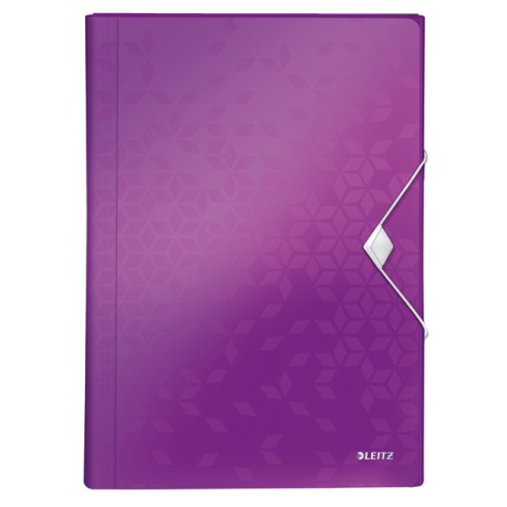 Mapa tip proiect LEITZ WOW, PP, A4, 250 coli, mov