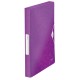 Mapa Jumbo LEITZ Wow, PP, 30mm - mov metalizat