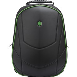 Rucsac BESTLIFE Gaming Assailant - negru/verde - laptop 17 inch, compartiment anti-vibratie, charge pentru USB